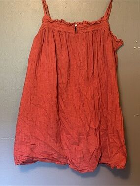 Old Navy Coral Orange Mini Sundress